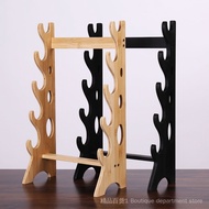 Floor-standing Sword Stand Solid Wood Shelf Display Stand Sword Weapon Flute Flute Stand Bow Arrow S