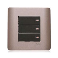 Schneider 施耐德 Zencelo 睿雅 SZ 16AX 三位單控開關掣有開關指示 香港版 香港行貨 保用年半