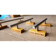 Silver Fingerboard Skateboard Rails (150mm to 500mm). Fingerboard Slider