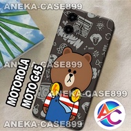 HP AC55/Softcase Procamera Motorola Moto G45 Motif Girl Case Quality - Silicone Casing - Can C0D
