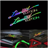 Car Reflective Sticker Limited Edition Creative Motorcycle Decals Auto Vinyl Sticker Car-styling