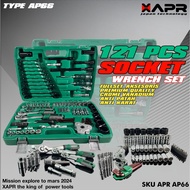 APR JAPAN TOOLKIT SET 121PCS AP66 POWERTOOLS OFFICIAL TOOL BOX SET WRENCH WRENCH Ring