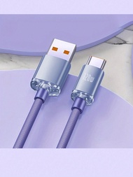 120W Type C สายเคเบิลสำหรับ Honor 7A 100W สายชาร์จอย่างรวดเร็ว USB Type C ข้อมูลสายสำหรับ realme O n