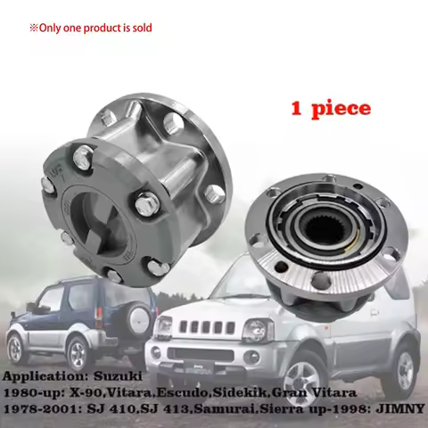 Plain Car Free Wheel Locking Hubs For SUZUKI X-90 Vitara Escudo 89-01 JIMNY SJ410 SJ413 Samurai Sier