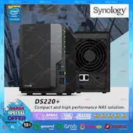 SYNOLOGY DS220+ NAS Network Storage 2-Bay Backup Server Desktop 