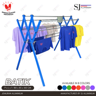 BATIK - Jemuran Baju & Pakaian Aluminium Bayi / Jemuran Rak Handuk / Jemuran Hanger Lipat Jumbo - Wa