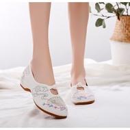 Ethnic Handmade Embroidered Shoes Women's Flats Canvas Shoes