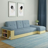 【包送貨 Free Delivery】  帶櫃桶  可折疊布藝儲物梳化床 多功能沙發 sofa bed 可坐可躺