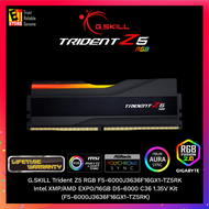 G.SKILL Trident Z5 RGB F5-6000J3636F16GX1-TZ5RK (DDR5/Intel XMP/AMD EXPO/16GB D5-6000 C36 1.35V Kit)