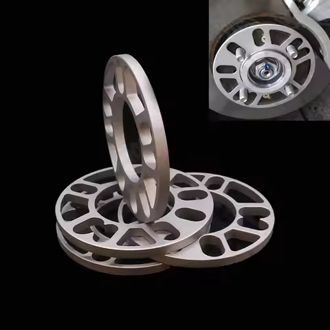 4Pcs 3/5/8/10mm Alloy Aluminum Wheel Spacers Shims Plate For 4/5 Stud Wheel 4x100 4x108 4x114.3 5x10