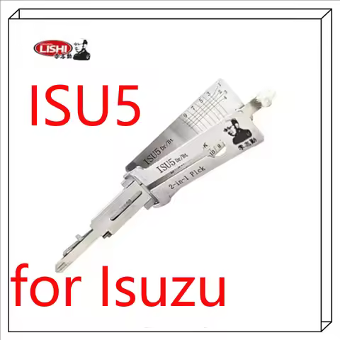 2026 Lishi 2-in-1 Pick/Dec for Isuzu NPR/Mitsubishi Fuso Trucks B113/X275/ISU5 LOCKSMITH TOOL
