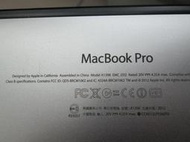 台中筆電維修：蘋果 APPLE MacBook Pro A1398潑到水主機不開機,時開時不開,會自動斷電,故障機板維修