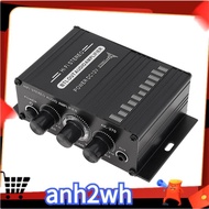 【A-NH】Power Amplifier Audio Karaoke Home Theater Amplifier 2 Channel Class D Amplifier USB/SD AUX Input