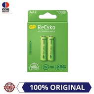 GP ReCyko Rechargeable Battery 1300mAh AA (2 Battery Pack)