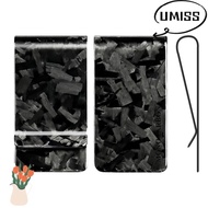 UMISTYDREAM9IQ0 Card Holder, Stylish Slim Money Clip, Fashion Real Carbon Fiber Minimalist Cash Clip