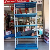 DIY Rack[ EXTRA Large]4Tier/5Tier/Rak kitchen/DIY Storage Rack plastic/ Heavy Duty/storage rack/Rack