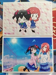 lovelive 妮姬抽賞相卡2枚 矢澤妮可 西木野真姬