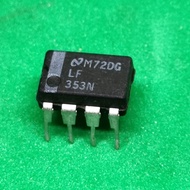 LF353 LF 353 N DIP DUAL OP AMP PERSAMAAN 4558 4580 TL072 TL082 NE5532