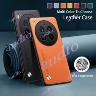 Vivo X300 Pro 5G Casing For vivo X300 Pro X300Pro VivoX300 Pro 5G 2025 Plain Skin Leather Phone Case