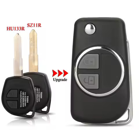 jingyuqin Upgrade Folding Car Key Shell For Suzuki Grand Vitara Igins Alto SX4 Swift 2Buttons With H