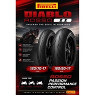 TYRE PIRELLI DIABLO ROSSO II 120/70-17 & 160/60-17 OFFER