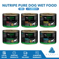 Nutripe Pure Grain-Free Wet Dog Food - 95g 185g, Gum-Free, Nutritious Flavor