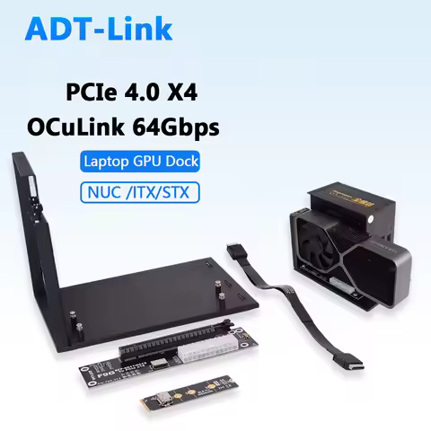 eGPU OCuLink GPU Dock PCIe 4.0 / 5.0 M.2 PC Notebook Laptop to External Video Graphics Card for NVID