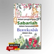 Hiasan Dinding Pajangan Dekorasi Ayat Alkitab Katolik Kristen Natal