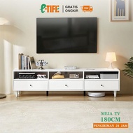 180Cm TV Table, Modern Minimalist TV Table, Aesthetic TV Table, 50 Inch TV Table, Wooden TV Table