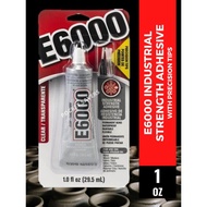 E6000 Industrial Strength Multipurpose Glue Adhesive 1 oz with Precision Tip (Super Bond Metal Wood)