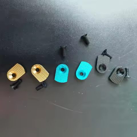 4 Colors 2 Types Custom CZ Shadow 2 Aluminum Mag Release Button DIY Repair Replacement Rhombus Squar