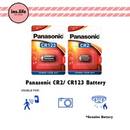 (Genuine) Panasonic CR-2 CR-123 Lithium Battery