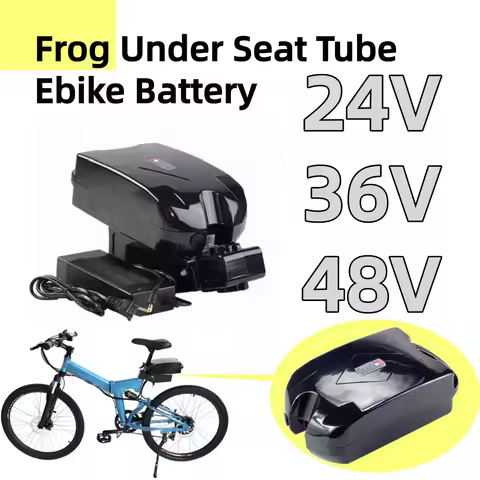 Frog Under Seat Post Mounting Ebike Battery 24V 15ah 36V 10ah 15ah 20ah 48V 13Ah 15ah 17.5ah for Fro