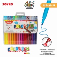 Joyko CLP-47 36W Color Marker / Color Pen 36 colors Clp-47-A36 economical price