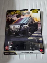 【Toyota Alphard 】全新風火輪黑色豐田7人MPV埃爾法“30系”玩具模型車 hotwheels black color 2015 toyota alphard mpv toys car