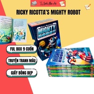 Book – Ricky Ricotta’s Mighty Robot, Full Box of 9 books – Action robot stories, children's English