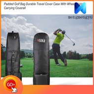 [Top @ Meng] padded golf bag durable travel cover case with wheels nylon carrying Coverall