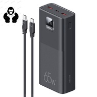 Brand new USAMS 65W 30000mAh PD Quick Charge SCP FCP Portable Charger For Phone Laptop Tablet Mac We