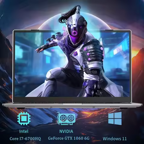 AKPAD 16" Gaming Laptop intel Core i7-6700HQ GTX 1060 6GB IPS 1920*1200 Notebook PC 16GB 32G 64G DDR