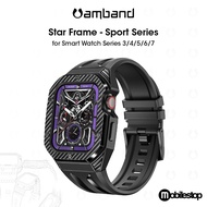 Amband Star Frame Band Compatible with Smart Watch Series 3/4/5/6/7