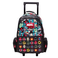 Smiggle Marvel Trolley Backpack With Light Up Wheels