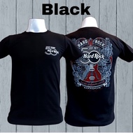 Hard Rock T Shirt  Kain Sejuk Streetwear Printed Baju Lelaki Baju Perempuan Unisex Design Graphic Te