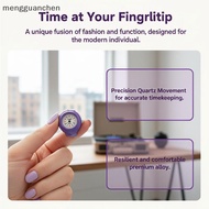 [mengguanchen] Colorful Ring Watch Stainless Steel Couple Jewelry Birthday Gift [TW]