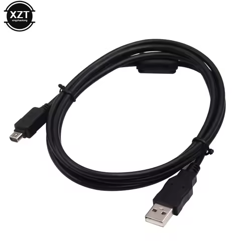 New CB-USB5 CB-USB6 12Pin Camera USB Data Cord Cable For Olympus SZ-10/11 SZ-14 SZ-20 SZ-31MR OM-D E
