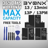 BYONX Battery Bateri 13/13mini/13p/13pm ( Max Capacity )