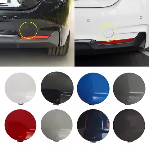 For BMW F32 F33 F36 M Sport Car Rear Bumper Tow Hook Cover Cap White For BMW 4 Series 425 428 430 44