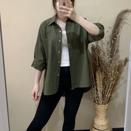 KEMEJA Oversize linen Shirts For Women / Olivia Girls Shirts Premium Shirts For Women Long Sleeve Pl
