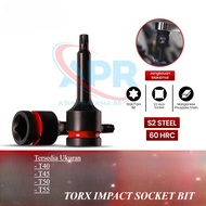 MATA 1/ 2 Inch Torx T40 T45 T50 T55 Star Bit Socket Impact
