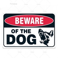Beware of Dog Sign Warning Metal Sign Guard Dog Sign Wall Decor Yard Sign No Trespassing Metal Dog S