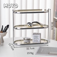 โมโย้ Acrylic Cosmetic Organizer Multi-layered Desktop Makeup Storage Rack Perfume Holder Stylish Ac